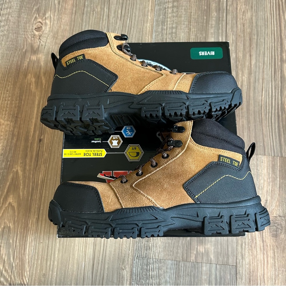 NEW Steel Toe Brahma Working Boots